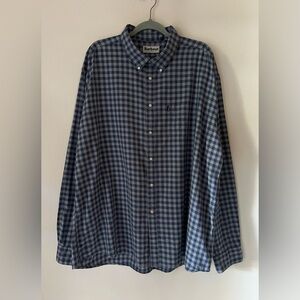 BARBOUR Men’s Sz XXL Tailored Fit  Endsleigh Gighan Button Down Long Sleeves Top
